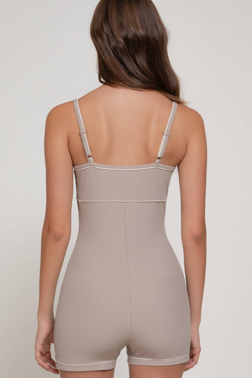 Workout Ribbed Cami Romper
