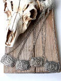 Western Initial Buckle Pendant Necklace