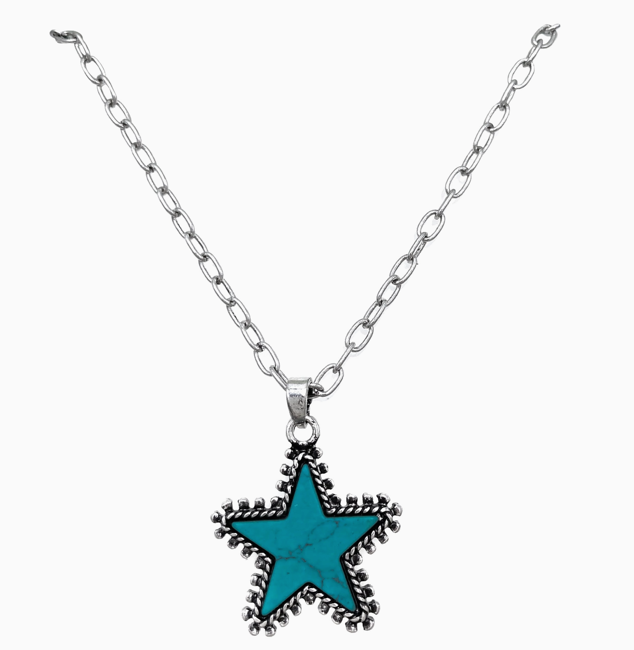 Preorder- Turquoise Star Necklace