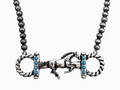 Preorder- Horsebit Horse Western Necklace Earrings Set