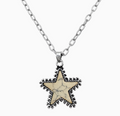Preorder- Howlite Beige Star Necklace