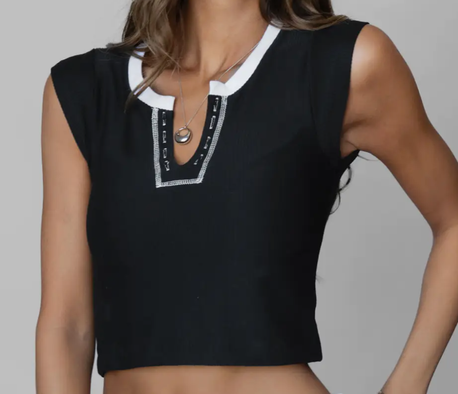 Seamless Rib Short Sleeve Top