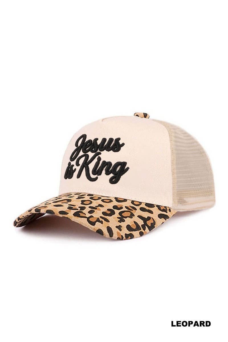Jesus Is King Trucker Hat