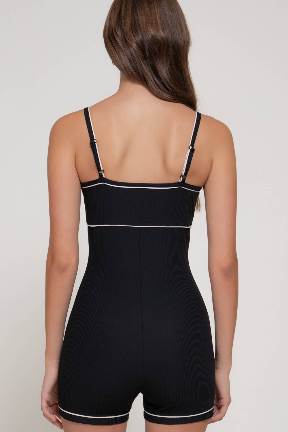 Workout Ribbed Cami Romper